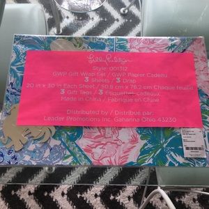 Lilly Pulitzer gift wrap set BNWT